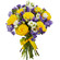 букет желтых роз и синих ирисов. Папуа-Новая Гвинея