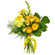 Желтый букет из роз и хризантем. Папуа-Новая Гвинея